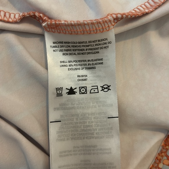 Columbia Orange Patterned Athletic Dress - Picture 4 of 6